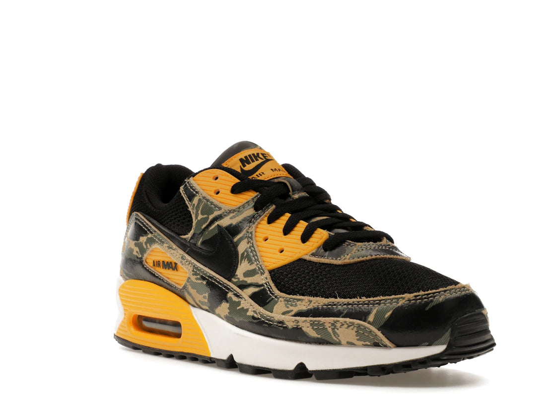 Nike Air Max 90 Premium Black University Gold Camo - vue secondaire A