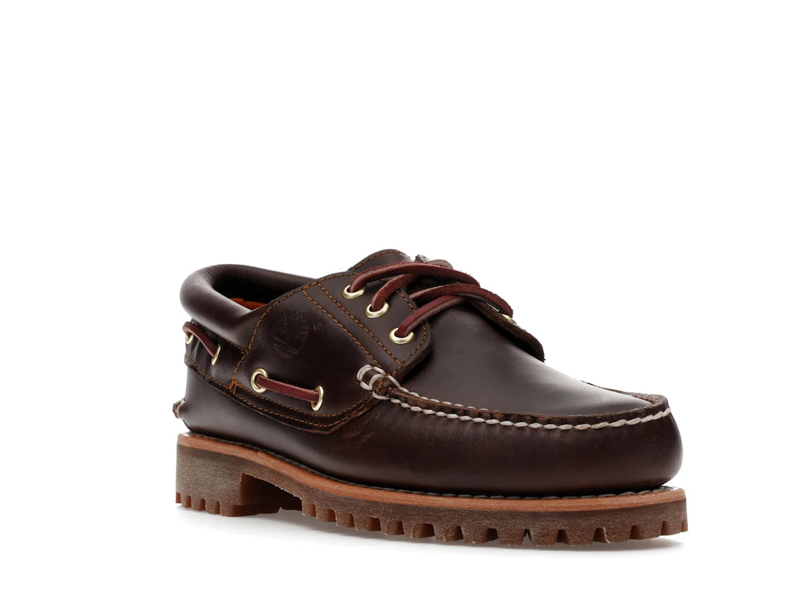 Timberland Authentics 3 Eye Classic Lug Brown Full-Grain Leather - vue secondaire A