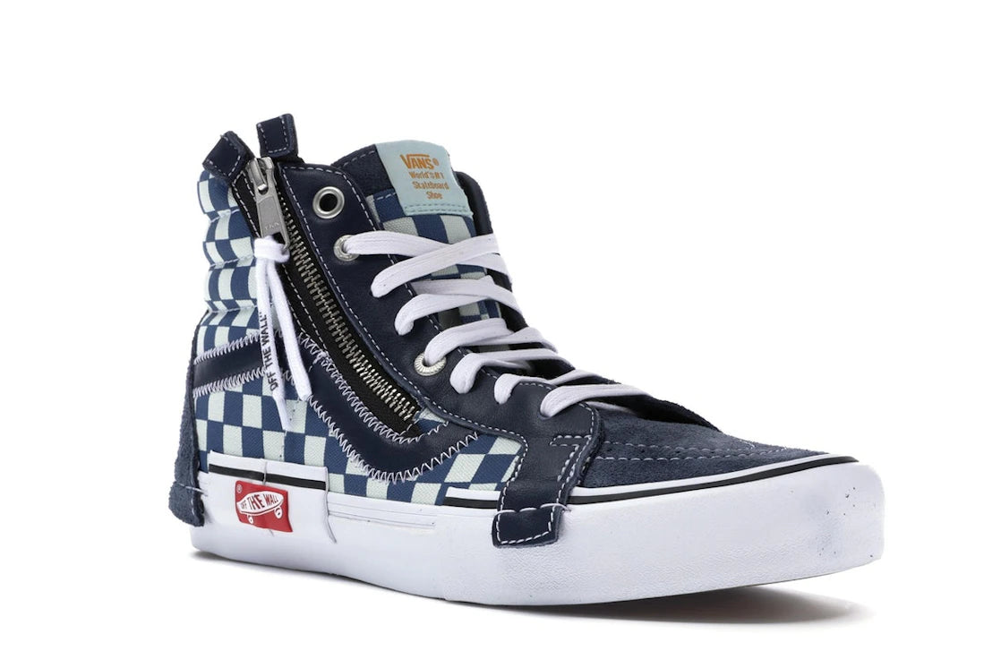 Vans Sk8-Hi Deconstructed Dress Blue - vue secondaire A