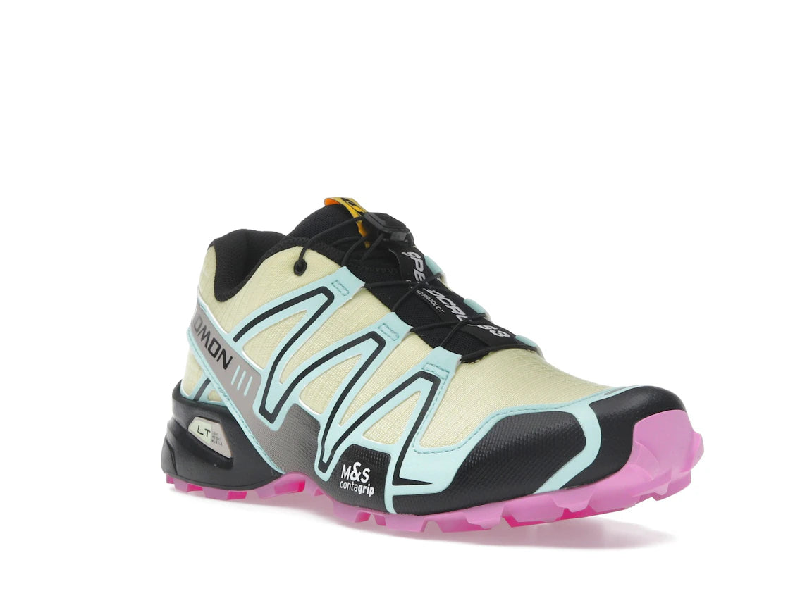 Salomon Speedcross 3 Yellow Iris Iced Aqua - vue secondaire A