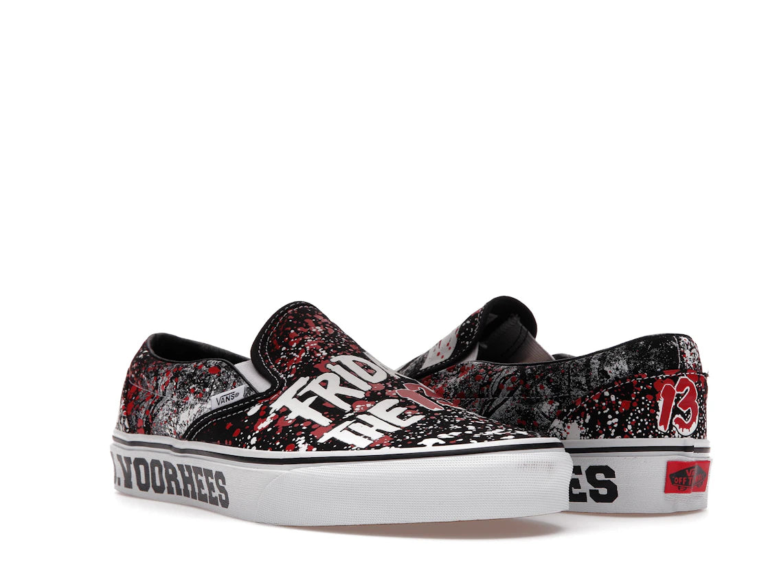 Vans Classic Slip-On Horror Pack Friday the 13th Jason Voorhees - vue secondaire A