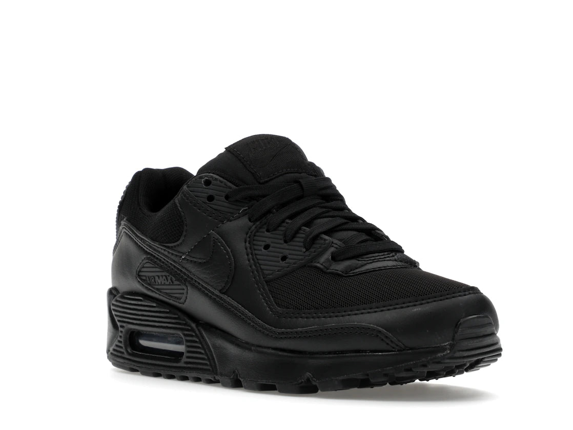 Nike Air Max 90 Triple Black (Women's) - vue secondaire A