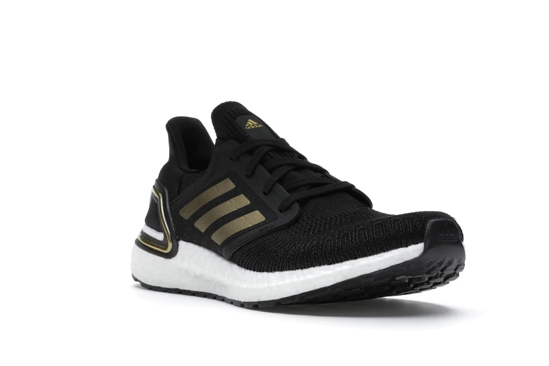 adidas Ultra Boost 20 Black Gold White - vue secondaire A