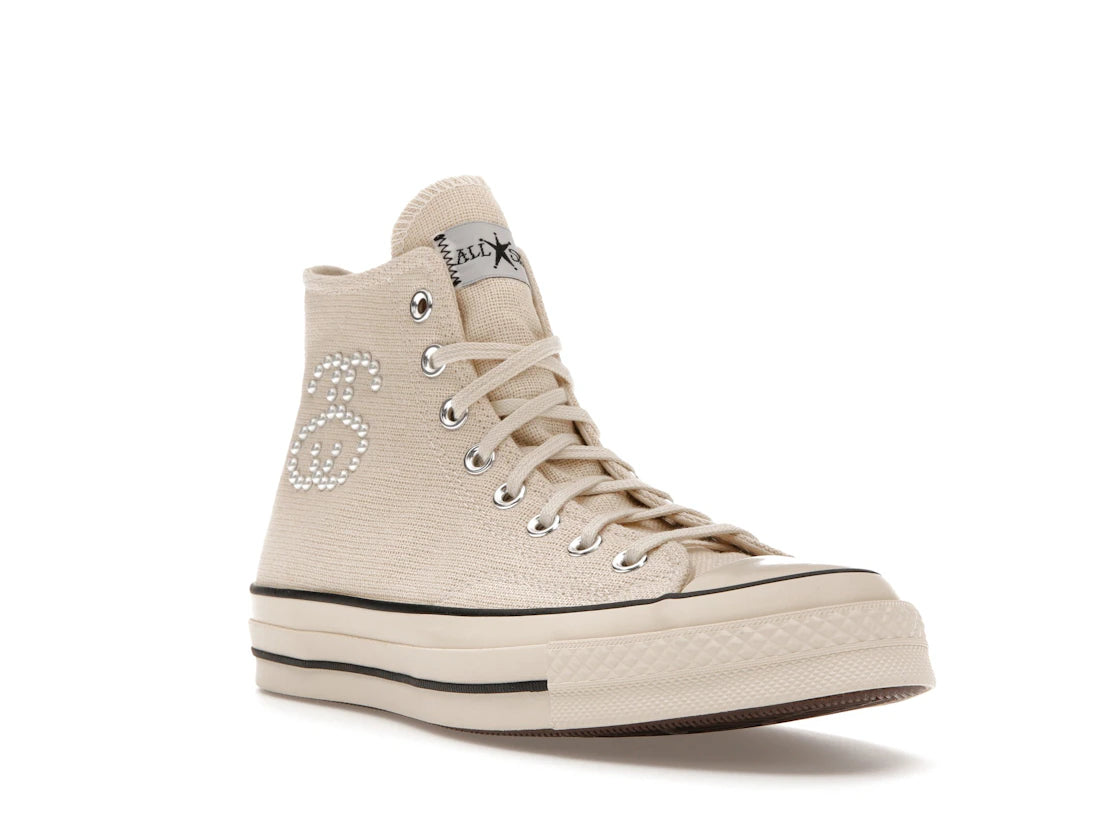 Converse Chuck Taylor All Star 70 Hi Stussy Fossil Pearl - vue secondaire A