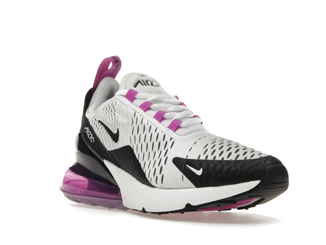 Nike Air Max 270 White Fuchsia Dream (Women's) - vue secondaire A