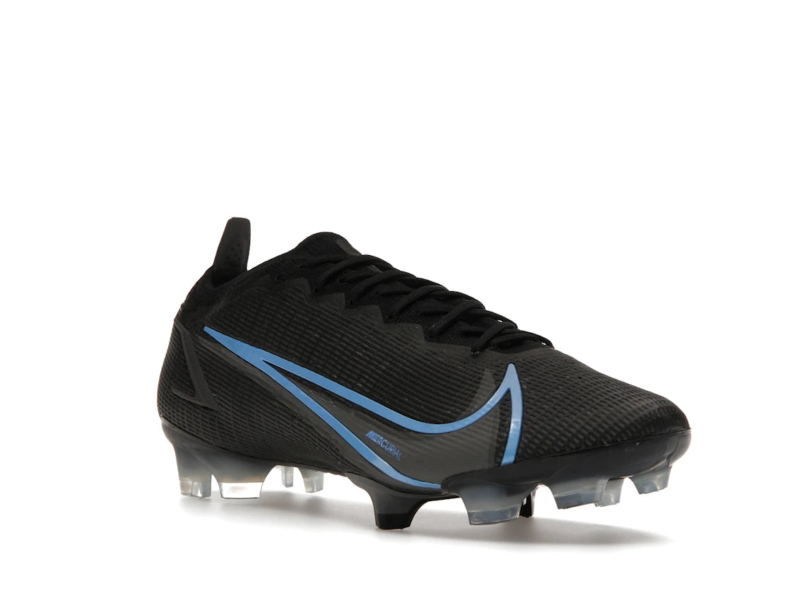 Nike Vapor 14 Elite FG Flyknit Black Iron Grey Blue - vue secondaire A