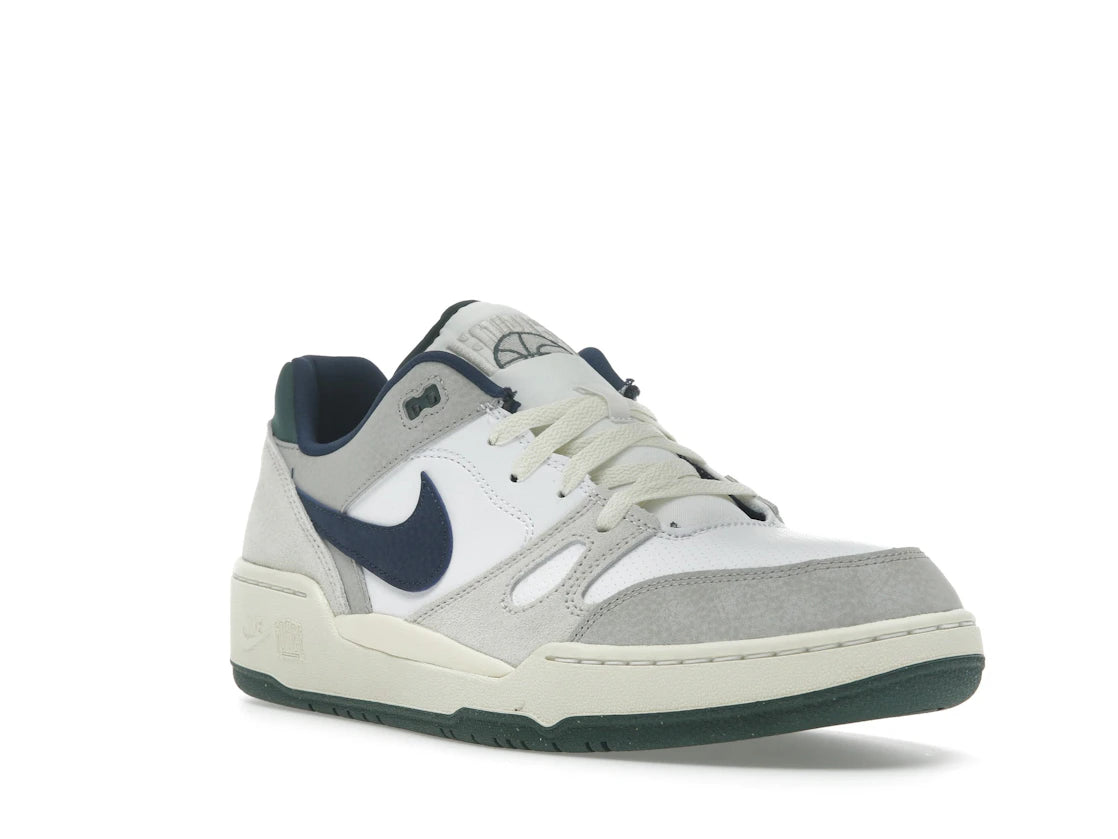 Nike Full Force Low White Midnight Navy Green - vue secondaire A