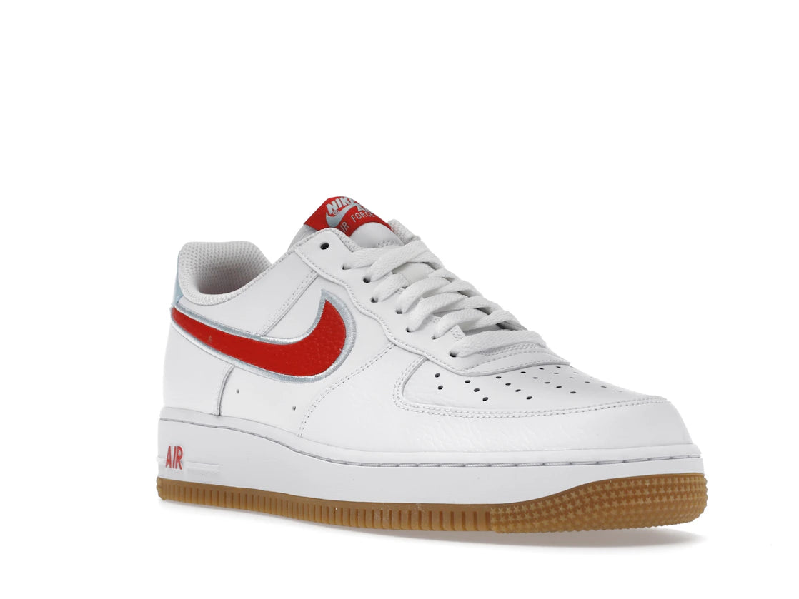 Nike Air Force 1 Low White Chile Red Glacier Ice - vue secondaire A
