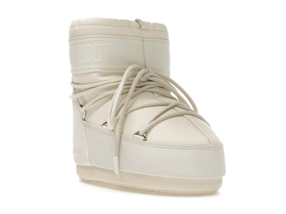 Moon Boot Icon Rubber Low Boot Cream - vue secondaire A