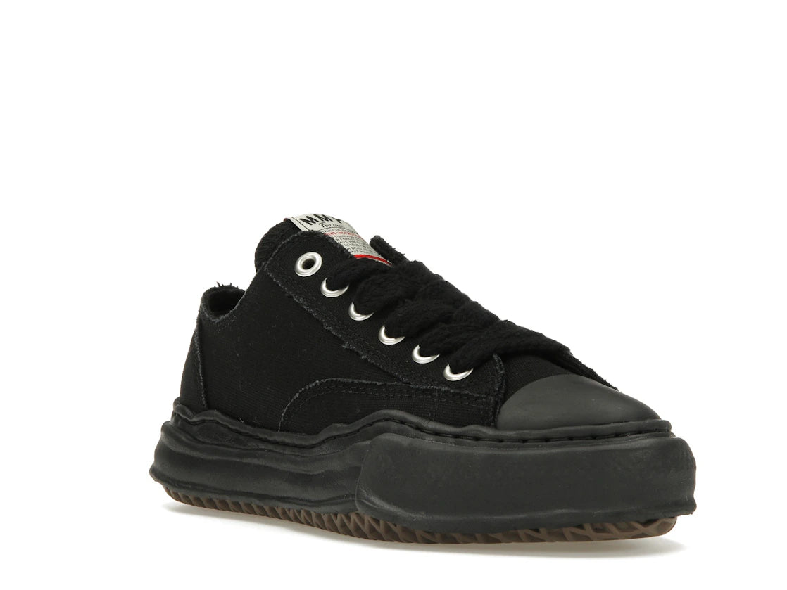 Maison Mihara Yasuhiro Peterson OG Sole Canvas Low Black Black - vue secondaire A