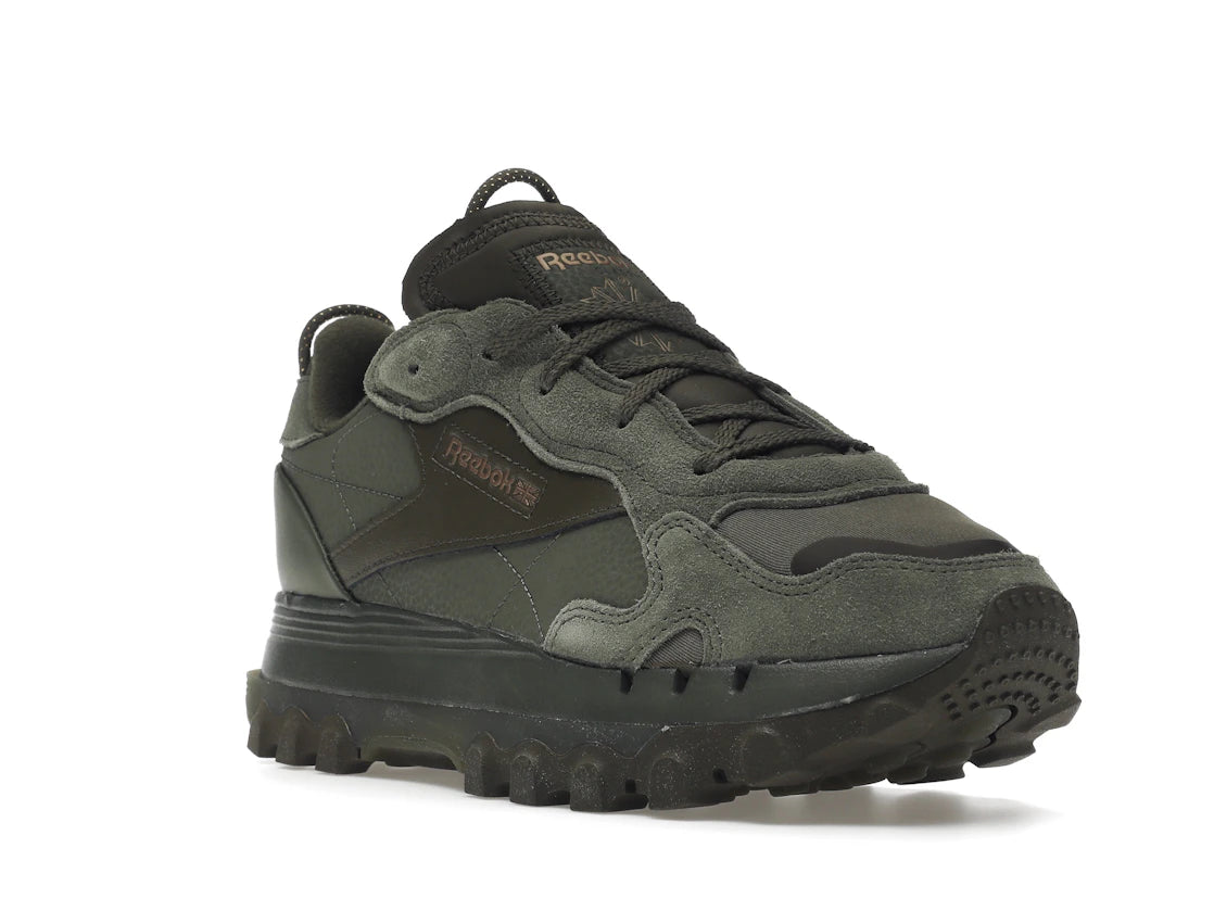 Reebok Classic Leather Cardi B Hunter Green (Women's) - vue secondaire A
