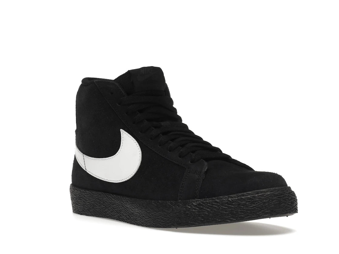 Nike SB Zoom Blazer Mid Schwarz Weiß - vue secondaire A