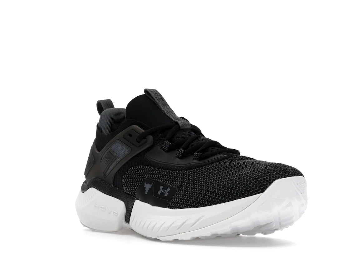 Under Armour Project Rock 5 Black White - vue secondaire A