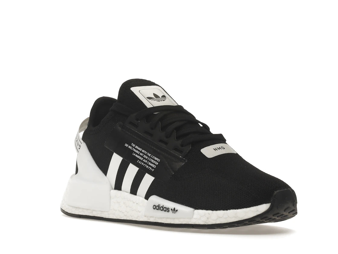adidas NMD R1 V2 Black White - vue secondaire A