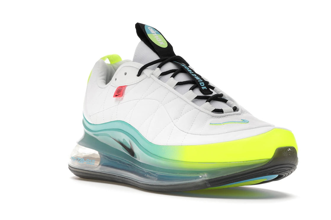 Nike MX 720 818 Worldwide White Blue Fury Volt - vue secondaire A