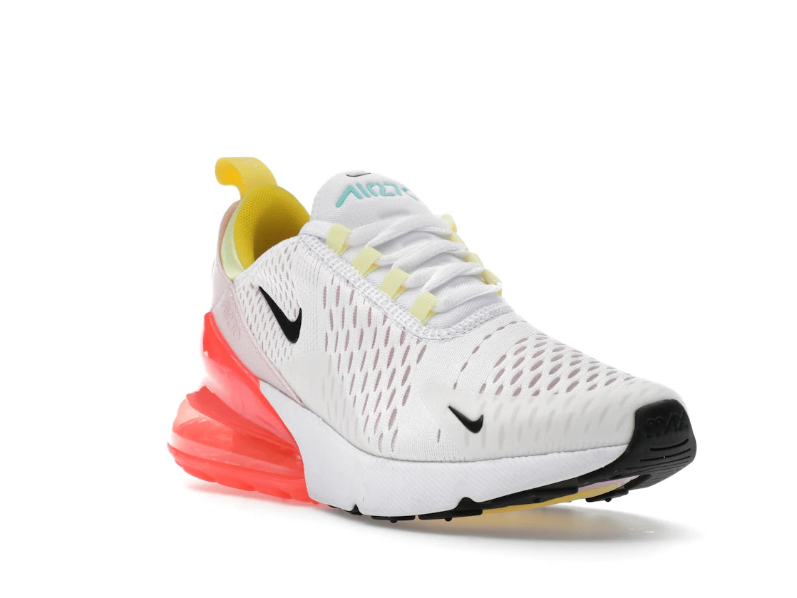 Nike Air Max 270 White Bright Crimson (Women's) - vue secondaire A