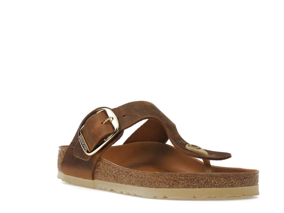 Birkenstock Gizeh Big Buckle Oiled Nubuck Cognac (Women's) - vue secondaire A