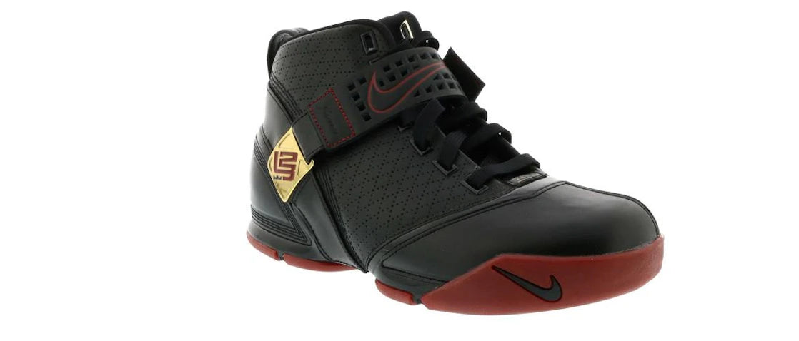 Nike LeBron 5 Black Crimson Metallic Gold