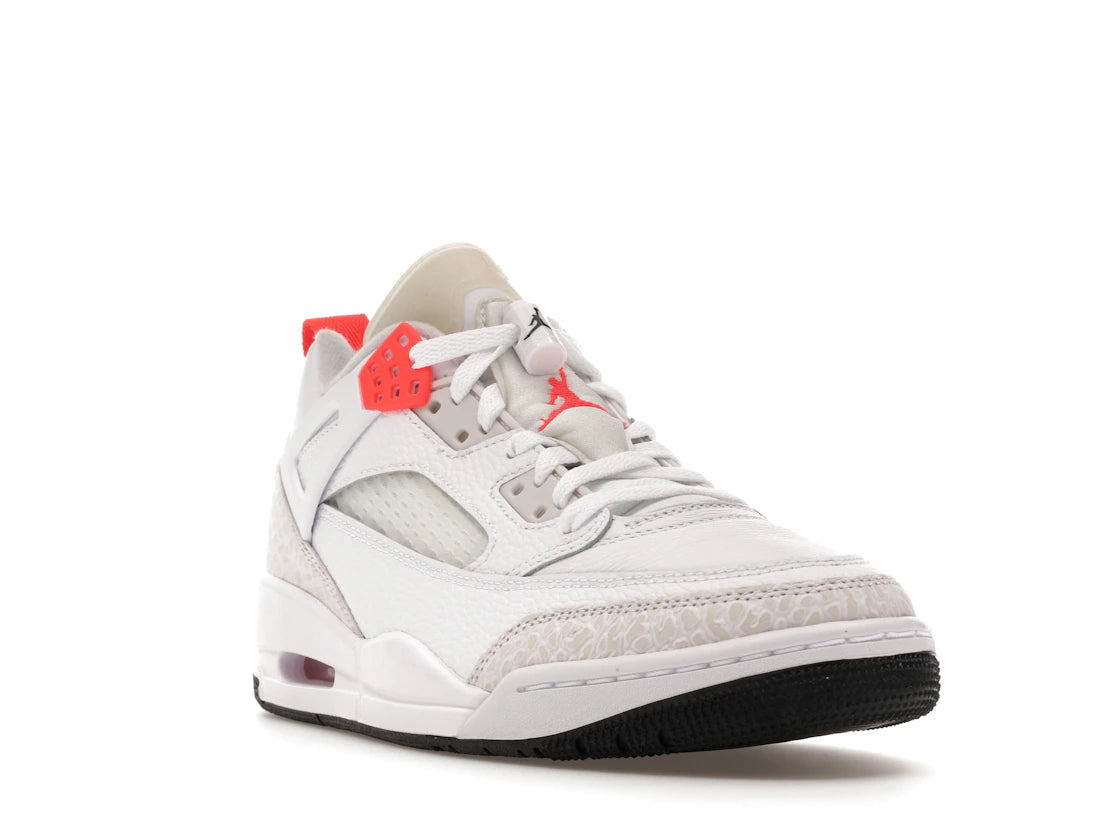 Jordan Spizike Low White Bright Crimson - vue secondaire A