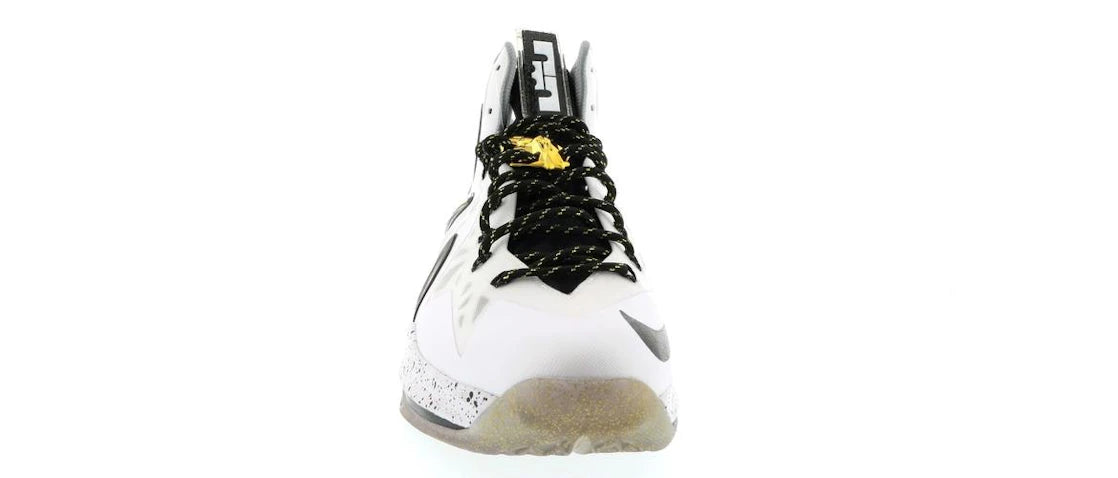 Nike LeBron X Elite+ White Gold
