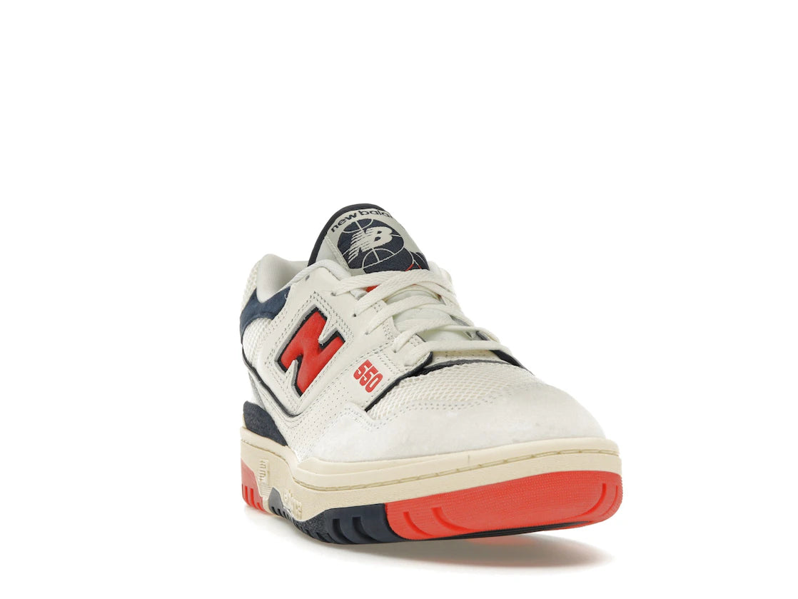 New Balance 550 Sea Salt Pack Blast Red