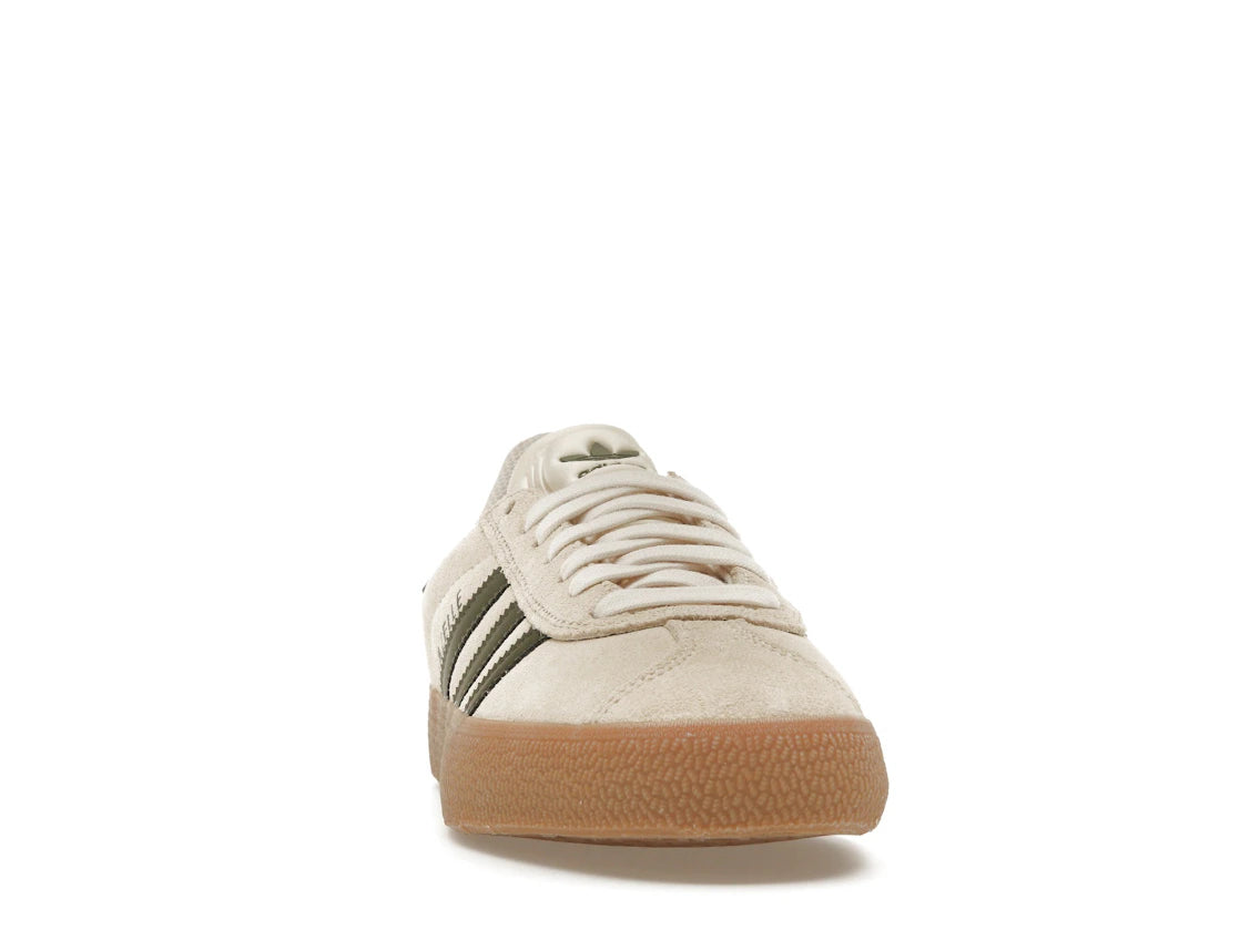adidas Gazelle ADV Ecru Tint Focus Olive - vue secondaire A
