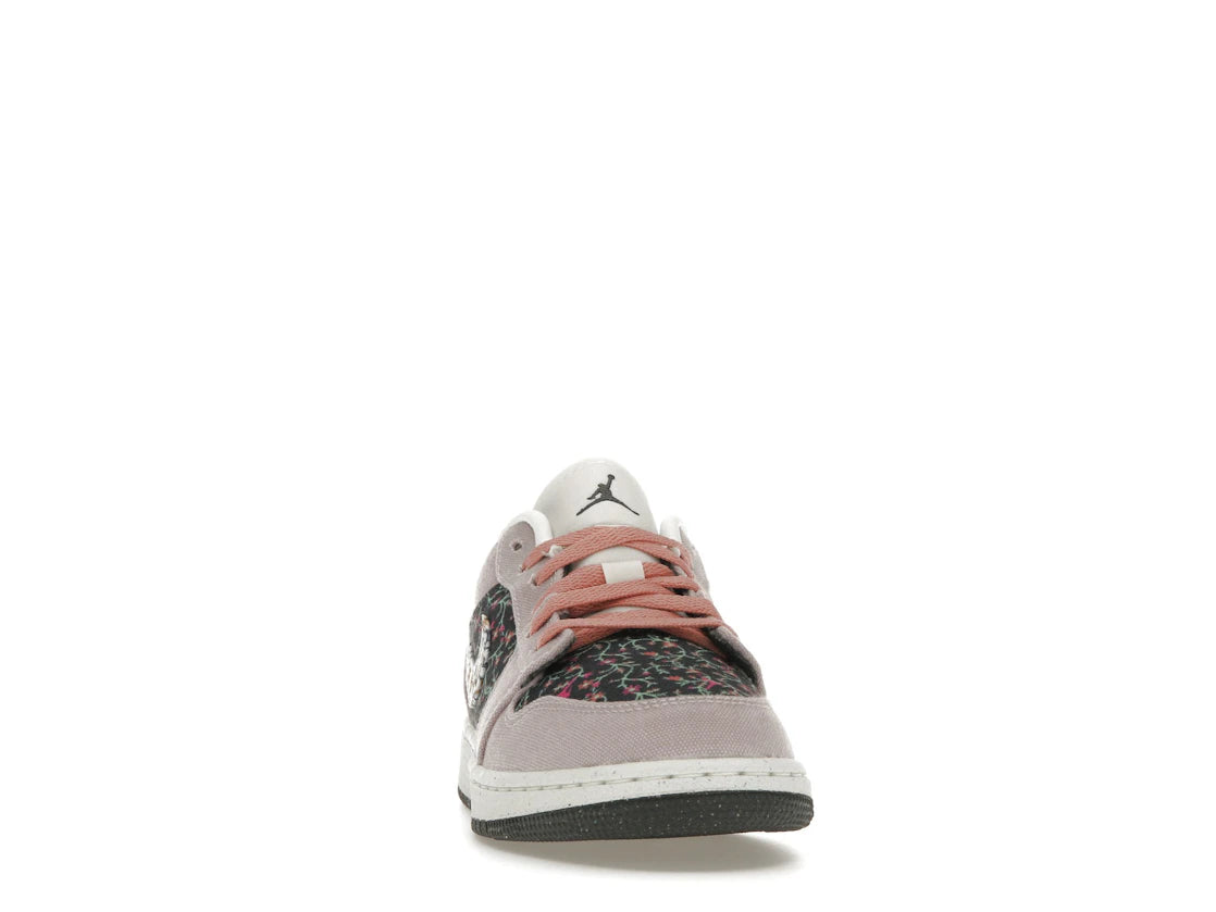 Jordan 1 Low SE Floral (GS) - vue secondaire A