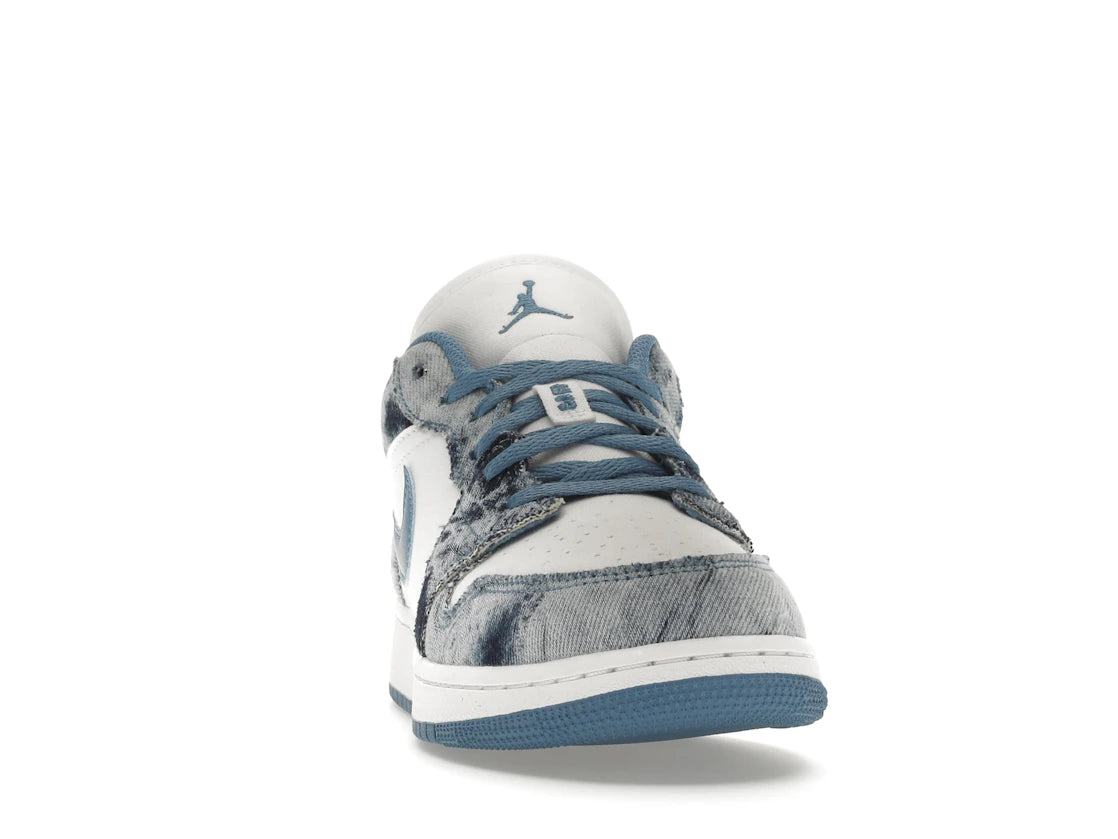 Jordan 1 Low Washed Denim (GS) - vue secondaire A