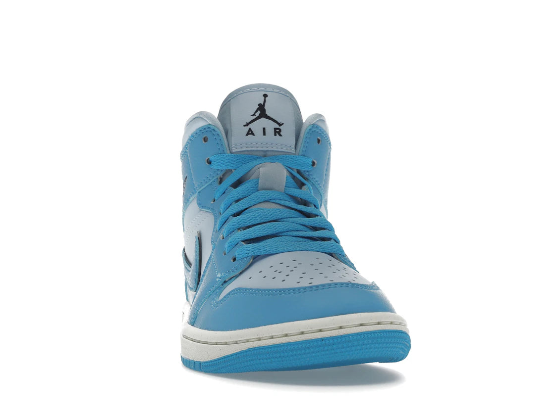 Jordan 1 Mid SE Ice Blue (Women's) - vue secondaire A