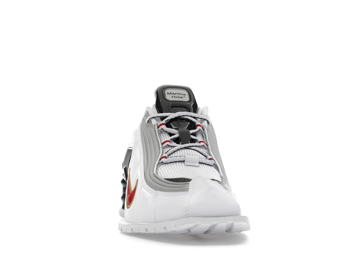 Nike Shox MR4 Mule Martine Rose Metallic Platinum Varsity Red (Women's) - vue secondaire A