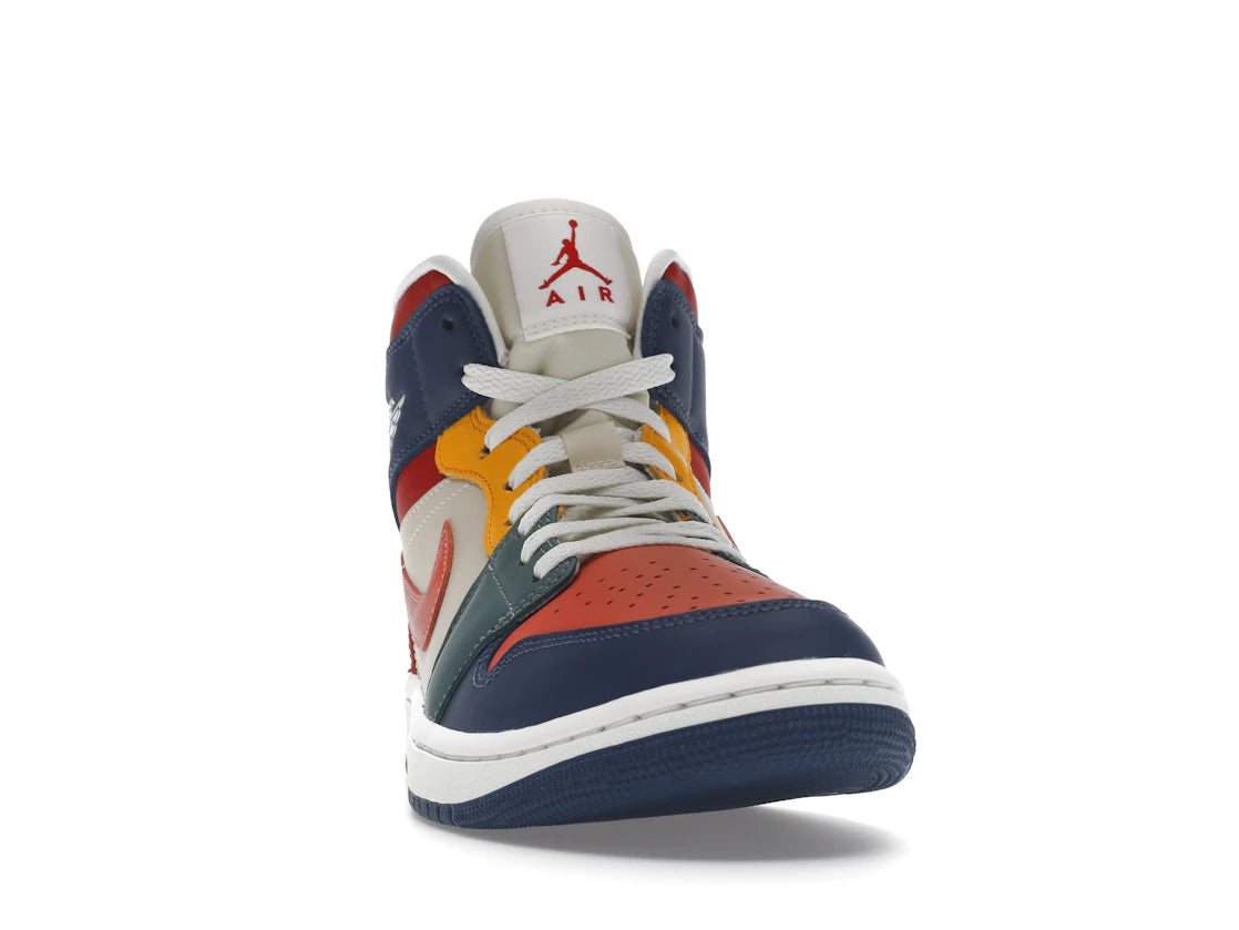 Jordan 1 Mid SE Multi-Color (2022) (Women's) - vue secondaire A