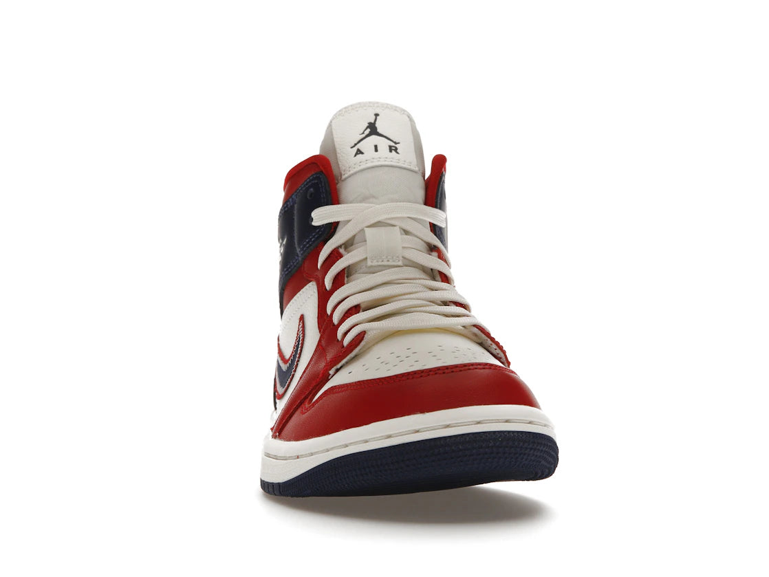 Jordan 1 Mid USA (2022) (Women's) - vue secondaire A