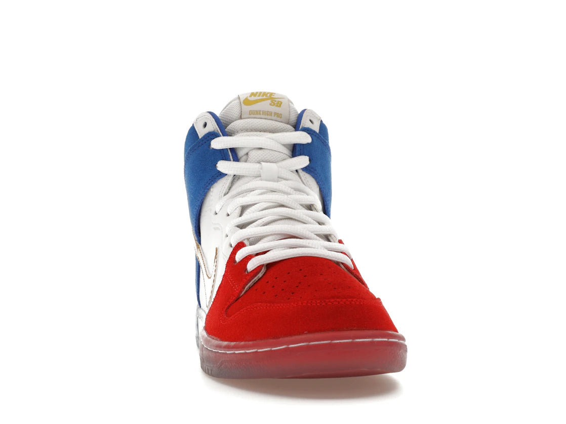 Nike SB Dunk High Tricolor (USA) - vue secondaire A