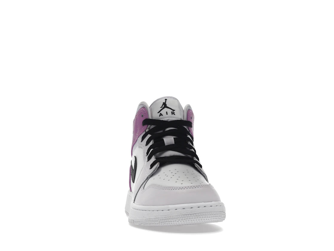 Jordan 1 Mid Barely Grape (GS) - vue secondaire A