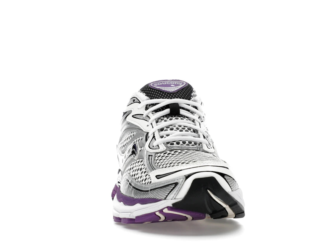 Saucony ProGrid Omni 9 White Black Silver Purple - vue secondaire A