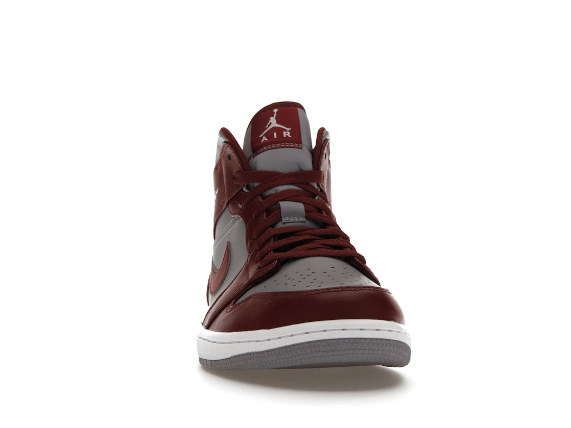 Jordan 1 Mid Cherrywood Red - vue secondaire A