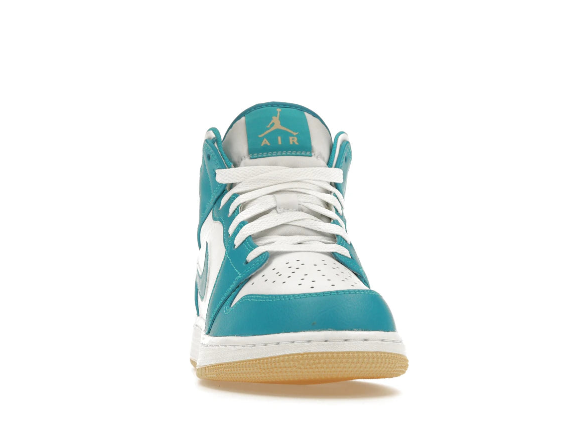 Jordan 1 Mid Aquatone (GS) - vue secondaire A