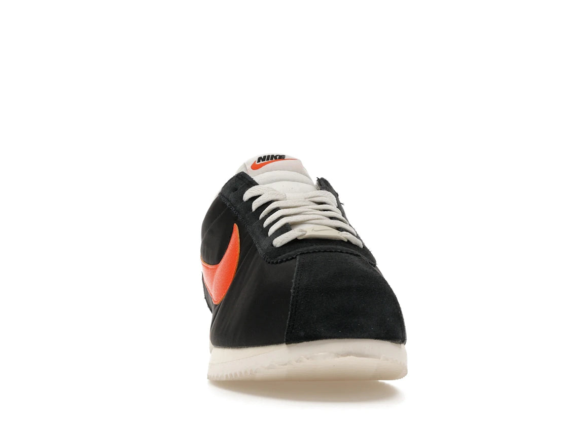 Nike Cortez TXT Black Sail Safety Orange - vue secondaire A
