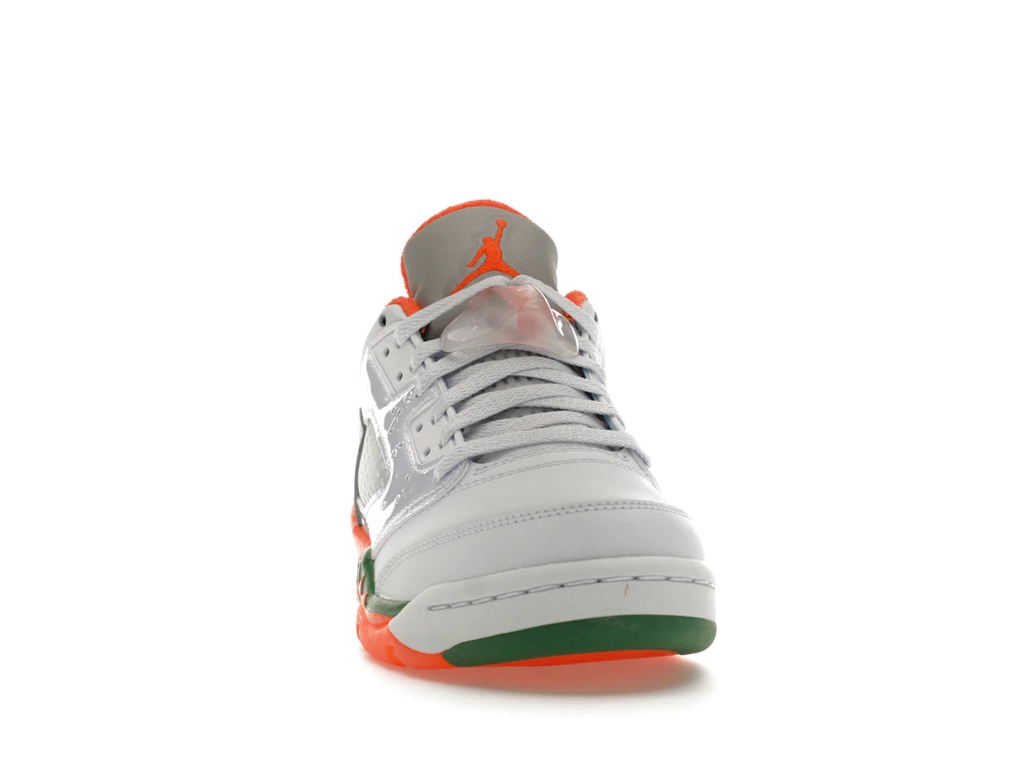 Jordan 5 Retro Low Miami Hurricanes (GS) - vue secondaire A