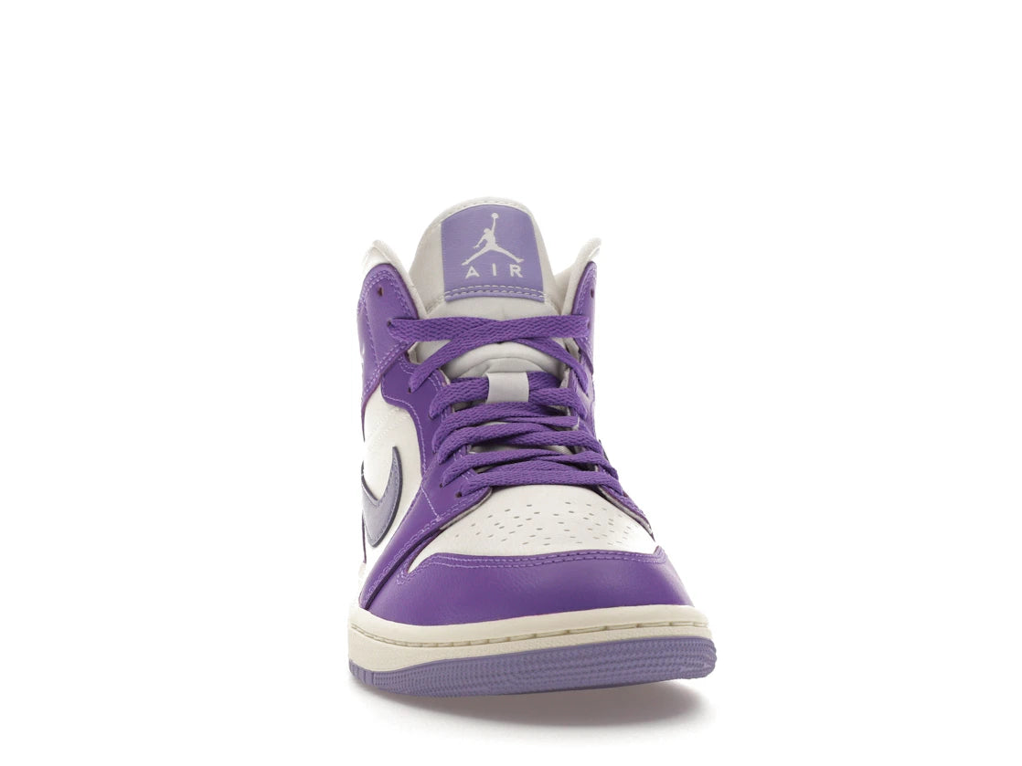 Jordan 1 Mid Action Grape (Women's) - vue secondaire A
