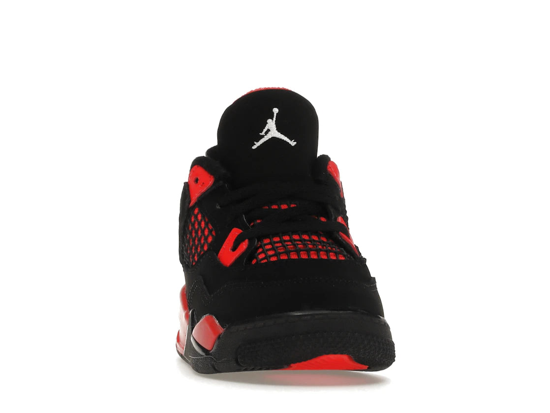 Jordan 4 Retro Red Thunder (TD) - vue secondaire A