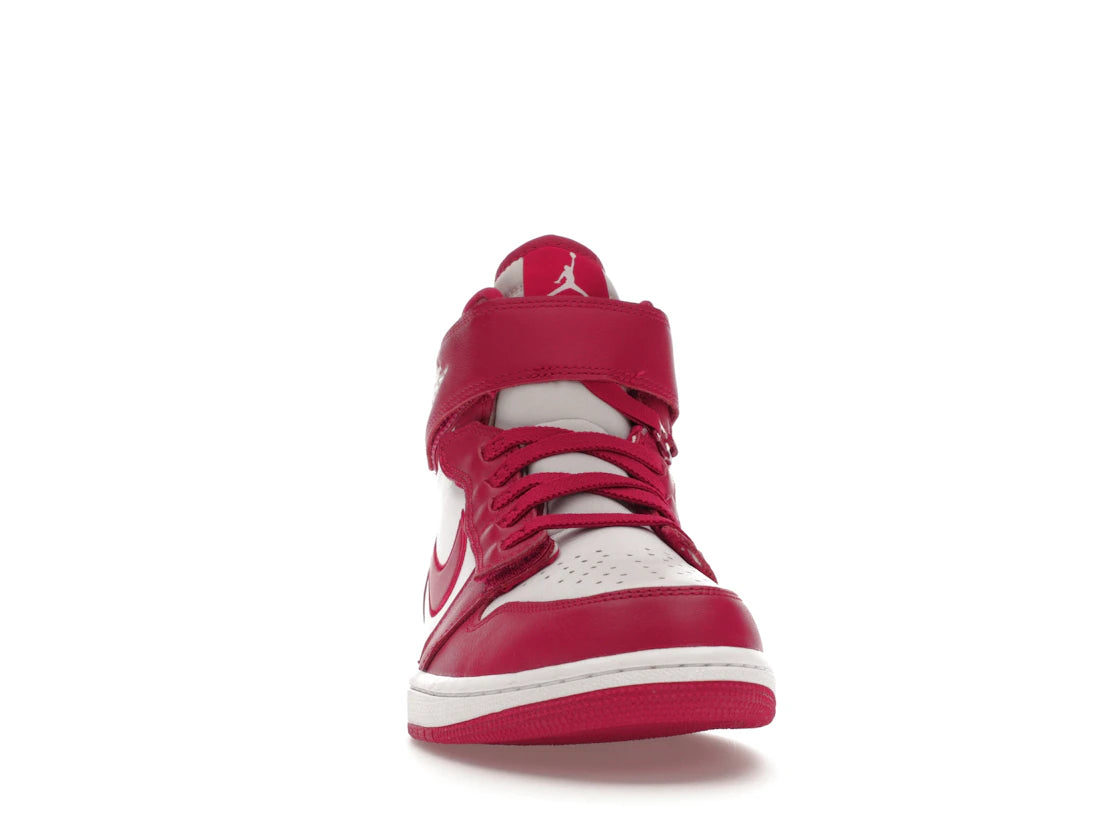 Jordan 1 High FlyEase White Cardinal Red - vue secondaire A