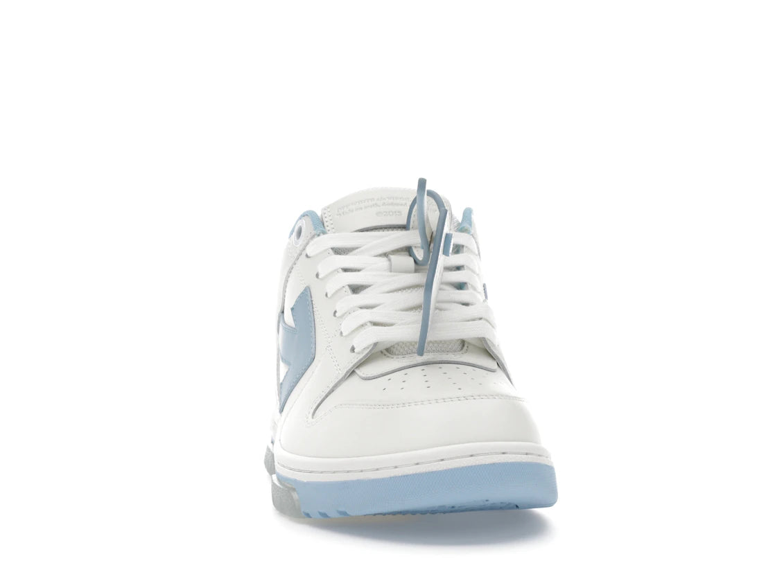 OFF-WHITE Out Of Office OOO Low Tops Weiß Hellblau (2023) - vue secondaire A