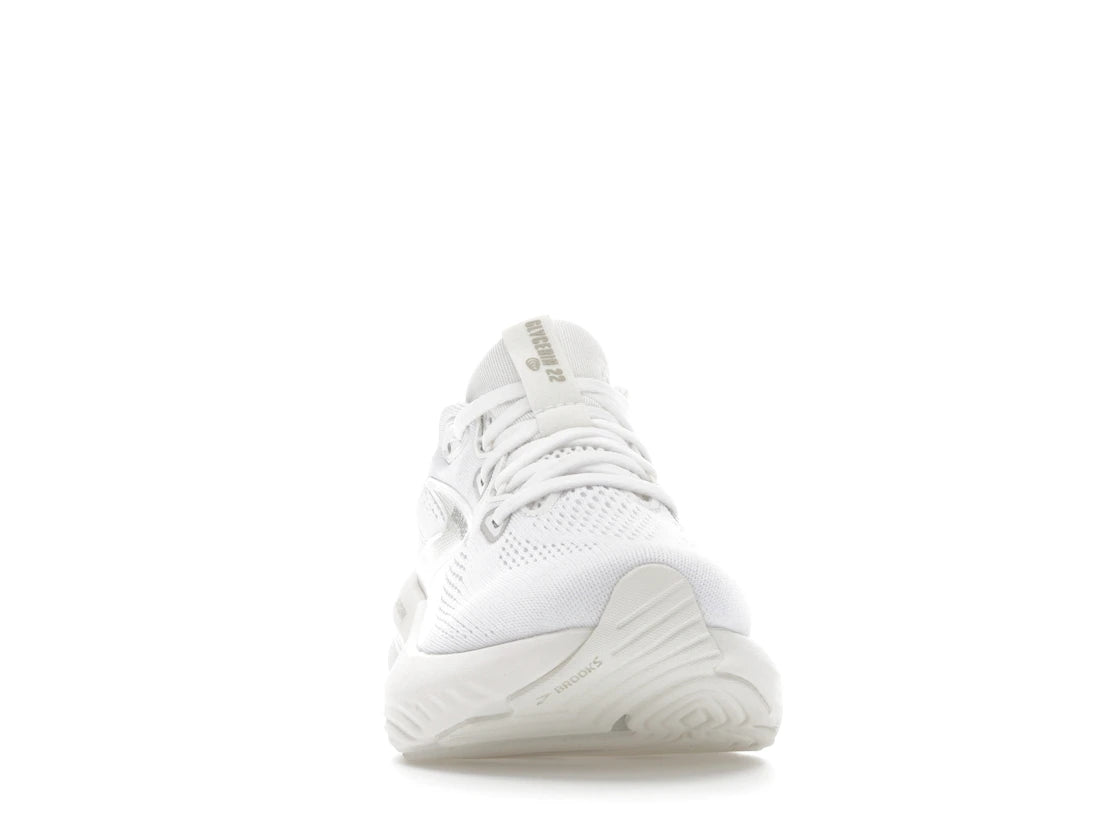 Brooks Glycerin 22 White White Grey (Women's) - vue secondaire A