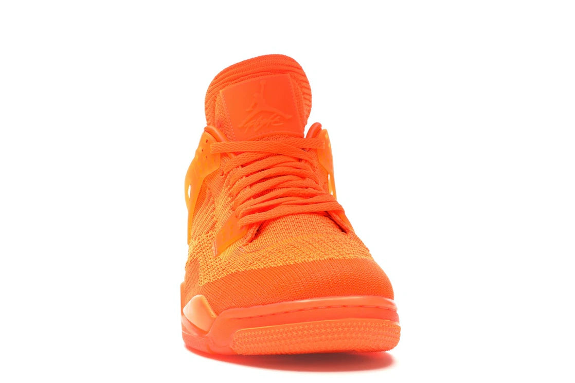 Jordan 4 Retro Flyknit Orange - vue secondaire A