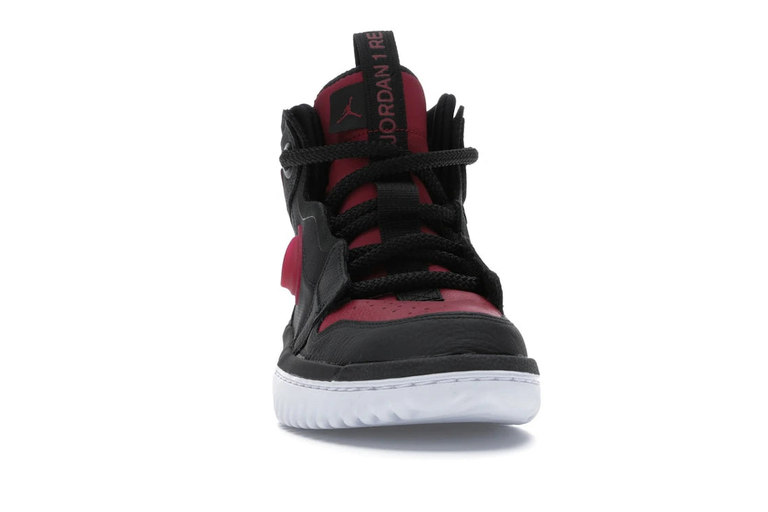 Jordan 1 High React Black Noble Red - vue secondaire A