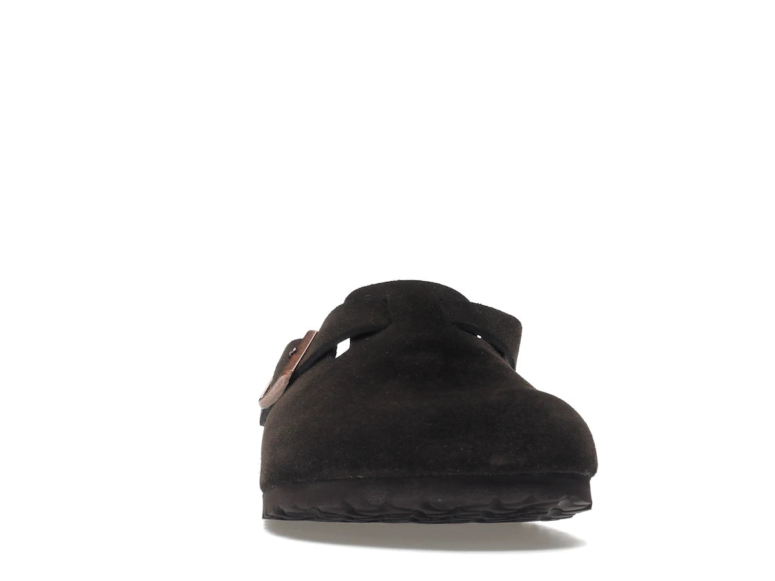 Birkenstock Boston Soft Footbed Suede Mocca - vue secondaire A