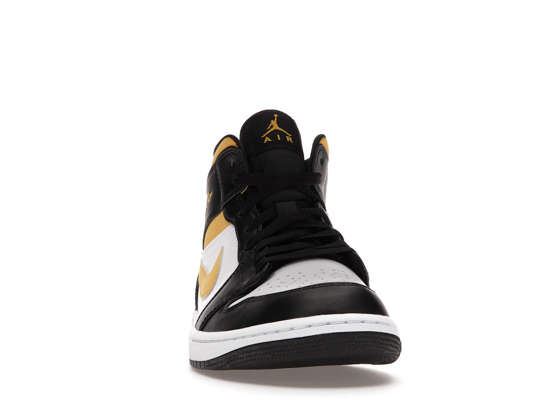 Jordan 1 Mid White Pollen Black - vue secondaire A