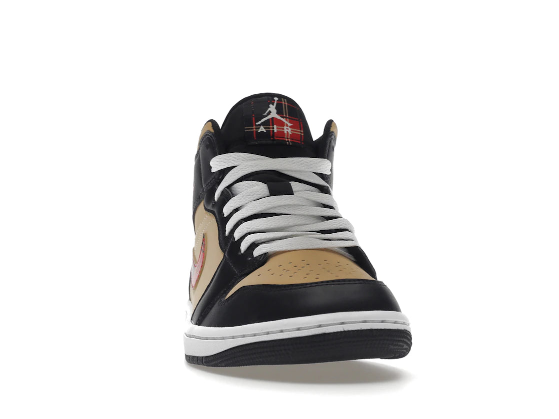 Air Jordan 1 Mid Tartan Swoosh - vue secondaire A