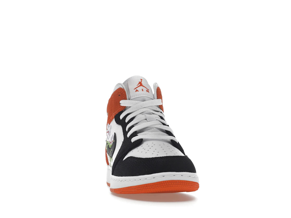 Jordan 1 Mid SE Basketball Blossom (GS) - vue secondaire A
